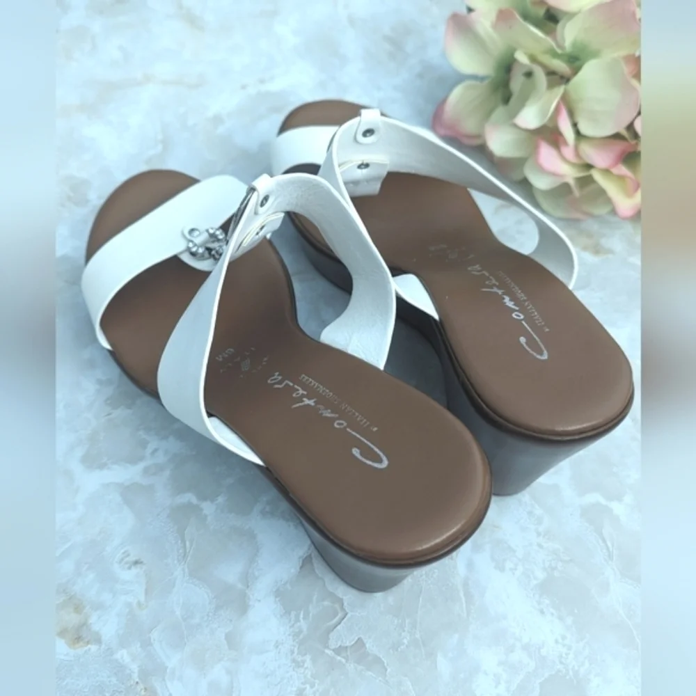 Contessa Wedge Sandals made in Italy Size 6M